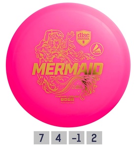 Diskgolfo diskas Fairway Driver MERMAID Pink